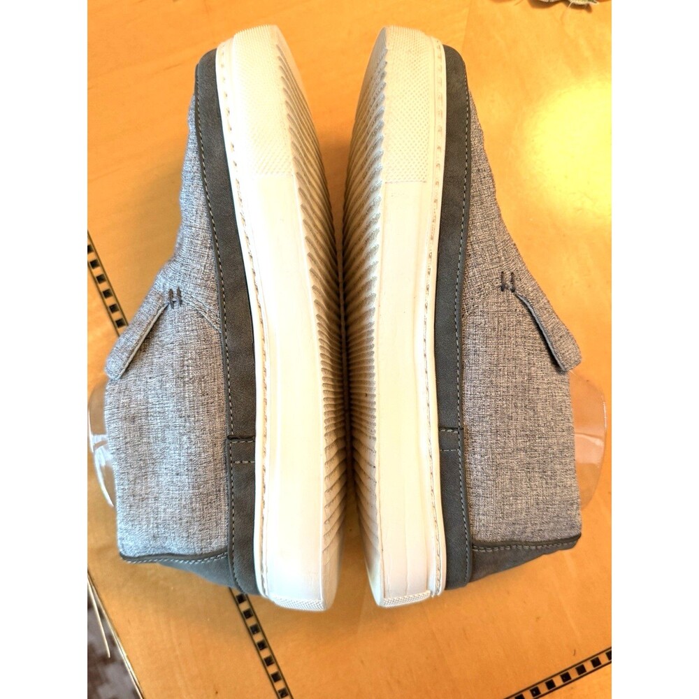 Hey Dude Gray slip on canvas Casual shoes Sz 8 Mens - Picture 5 of 9